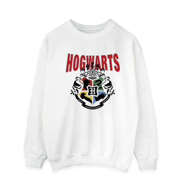 Harry Potter Herr Hogwarts Emblem Sweatshirt XL Vit White XL