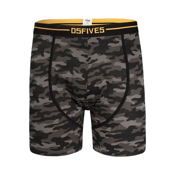 Duke Herr D555 Sylvester Tryckta Stretch Kingsize Boxer Shorts Black 4XL