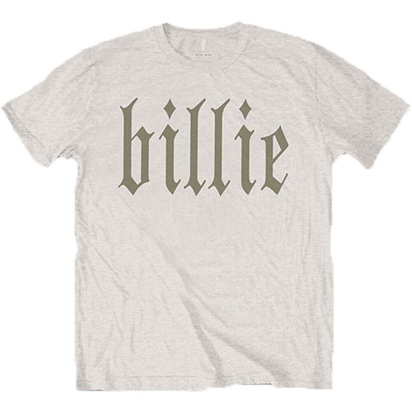 Billie Eilish Unisex Vuxen Billie 5 T-shirt i bomull med print S Natural S