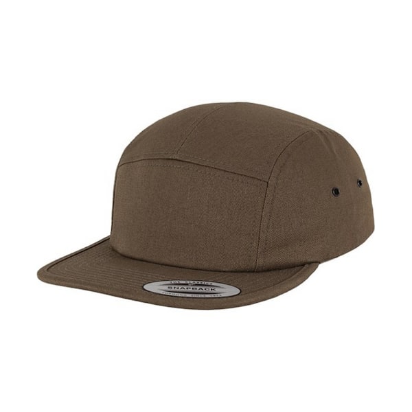 Yupoong Mens Classic 5 Panel Jockey Cap One Size Olive Olive One Size