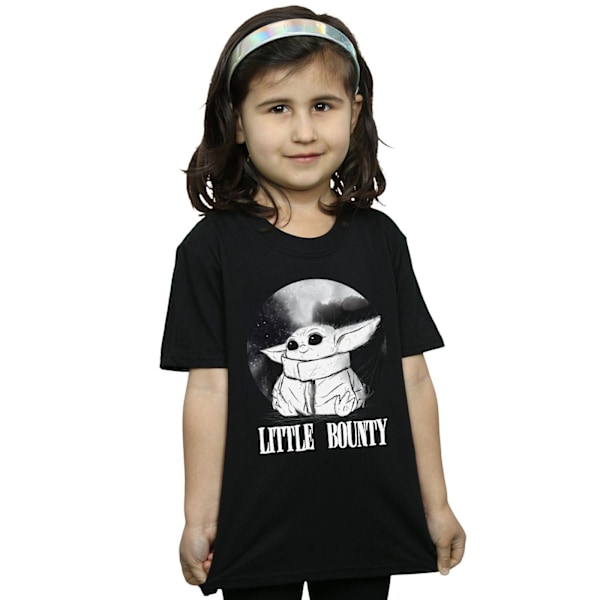 Star Wars Girls The Mandalorian Little Bounty Bomull T-shirt 9- Black 9-11 Years