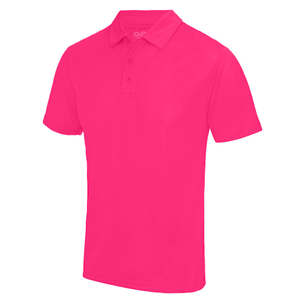 AWDis Cool Barn/Barn Cool Polotröja 12-13 År Hetrosa Hot Pink 12-13 Years
