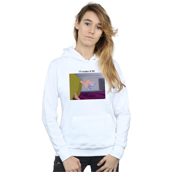 Disney Princess Dam/Damer Jag Får Det Att Passa Hoodie XXL Vit White XXL