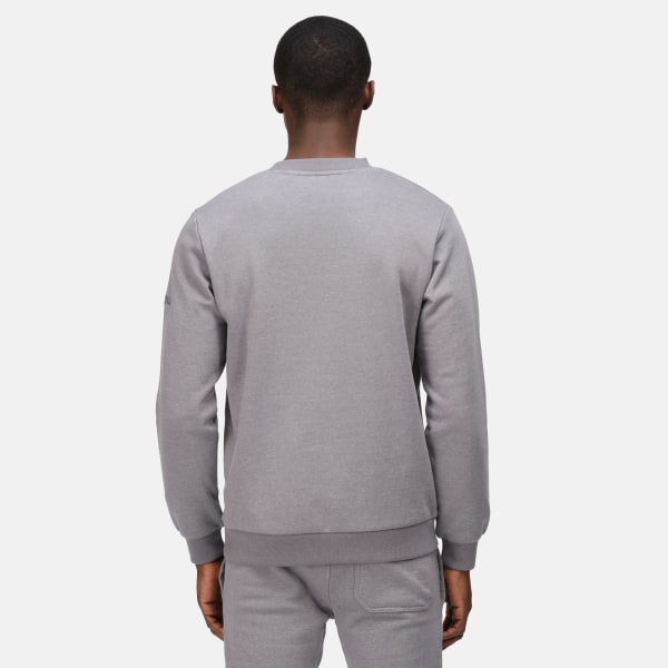 Regatta Herr Essentials Sweatshirt (paket med 2) L Grå/svart Grey/Black L
