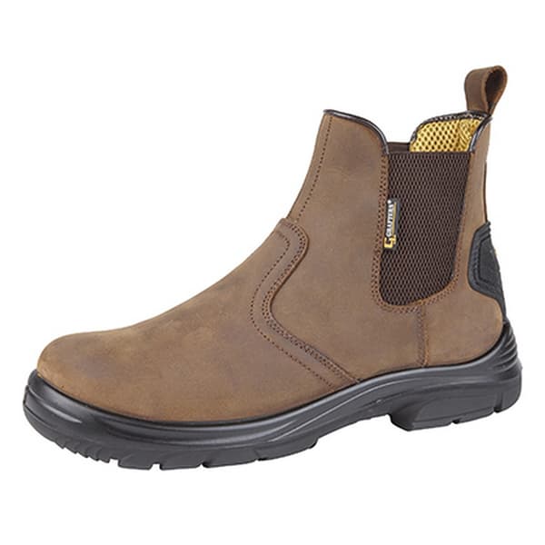 Grafters herr Super Wide EEEE passform Pull On Safety Dealer Boo Dark Brown 9 UK