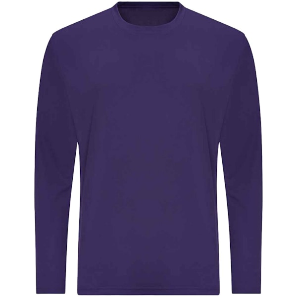 AWDis Just Cool Herr Långärmad Cool Sports Performance Plain Purple M