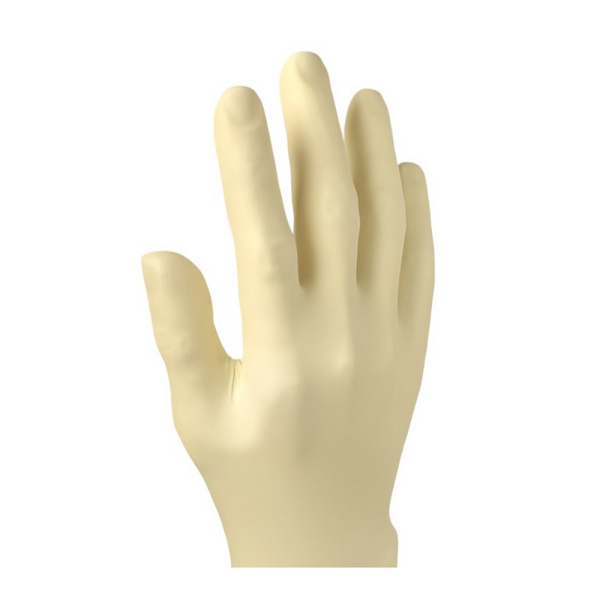Aurelia Vibrant Latex Engångshandskar (Förpackning om 100) M Vit White M