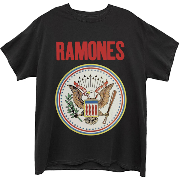 Ramones Unisex Vuxen Seal T-Shirt XXL Svart Black XXL