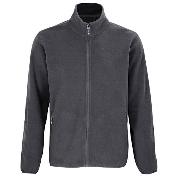 SOLS Herr Factor Återvunnen Fleecejacka XXL Charcoal Charcoal XXL