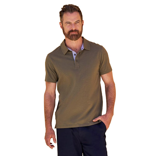 Mountain Warehouse Hasst II Ekologisk Pikétröja Herr 3XL Grön Green 3XL