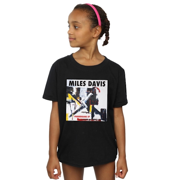 Miles Davis Girls Rubberband EP Bomull T-shirt 3-4 år Svart Black 3-4 Years