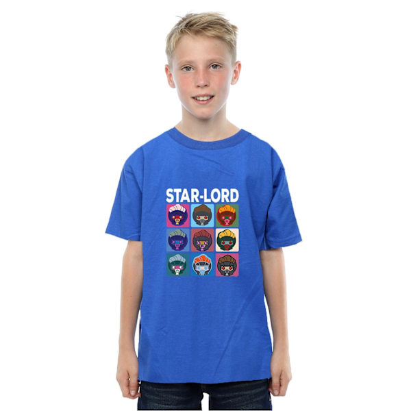 Marvel Boys Kawaii Star Lord Pop Art T-shirt 12-13 år Royal Royal Blue 12-13 Years