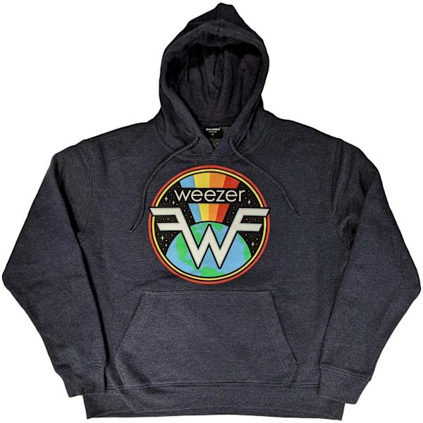 Weezer Unisex Symbol Logo Hoodie M Marinblå Navy Blue M