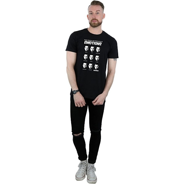 The Big Bang Theory Herr Emotioner Sheldon Bomull T-shirt L Svart Black L