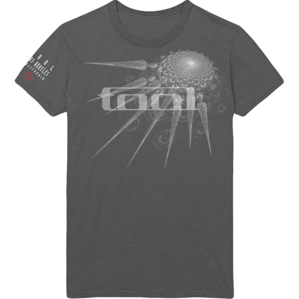 Tool Unisex Adult Spectre Spike Back Print T-Shirt XL Charcoal Charcoal Grey XL