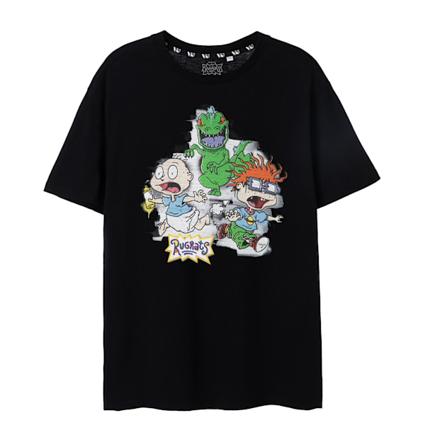 Rugrats Herr Chalky Grafisk T-shirt XXL Svart Black XXL