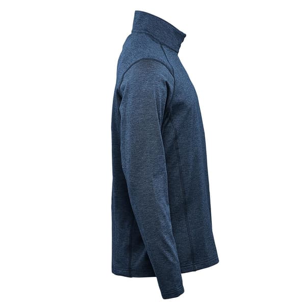 Stormtech Treeline Heather Fleece Top för män M Heather Navy Heather Navy M