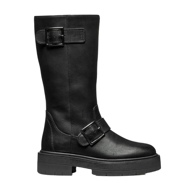 Geox Dam D Spherica Ec7 Läderstövlar 4 UK Svart Black 4 UK