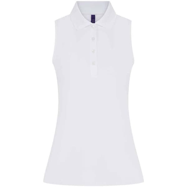 Henbury Dam/Dam Polo Tröja 3XL Vit White 3XL