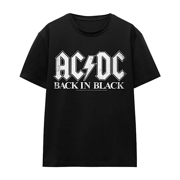 AC/DC Unisex Vuxen Back In Black T-Shirt S Svart Black S