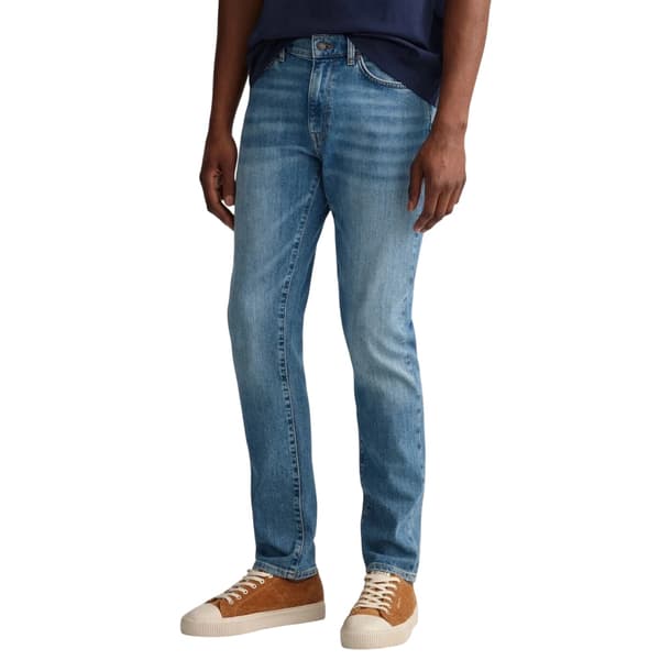 Gant Herr Denim Slim Jeans 32L Blå Blue 32L