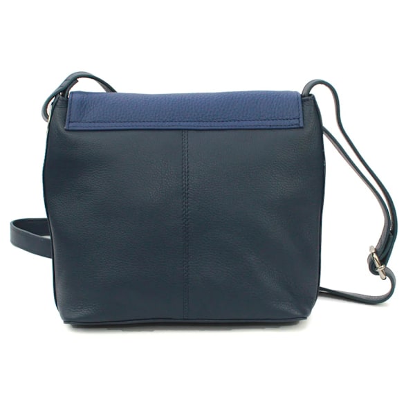 Eastern Counties Leather Dam/Dam Zada Läderhandväska En Navy/Cobalt Blue One Size