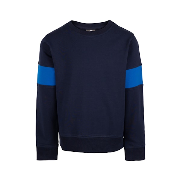 Trespass Boys Antro Långärmad Sweatshirt 5-6 År Marinblå Navy 5-6 Years