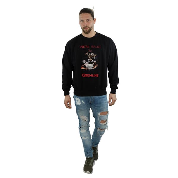 Gremlins Herr Spike Distressed Poster Sweatshirt M Svart Black M