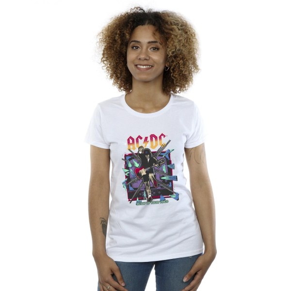ACDC Dam/dam Blow Up Your Video Jump Cotton T-Shirt L Whi White L