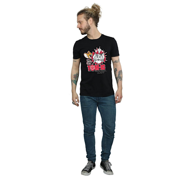 Tom And Jerry Tomic Energy T-shirt M Svart Black M