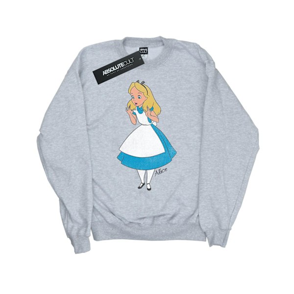 Disney Boys Alice In Wonderland Classic Alice Sweatshirt 12-13 Sports Grey 12-13 Years