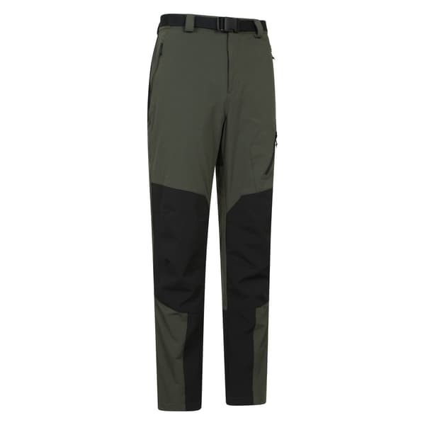 Mountain Warehouse Forest Vinterbyxor med fleecefoder i två toner för herrar Green 42S