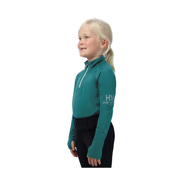 Hy Sport Active Barn/Barnung Unga Ryttare Baslager Topp 7-8 År Alpine Green 7-8 Years