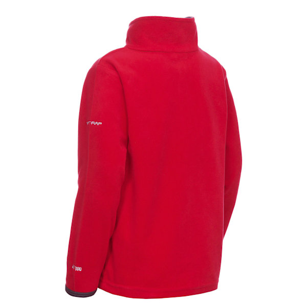 Trespass Barn Etto Halvzip Fleece Tröja 2/3 År Röd Red 2/3 Years