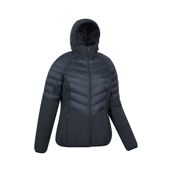 Mountain Warehouse Agile Vadderad Softshelljacka för Dam Black 18 UK