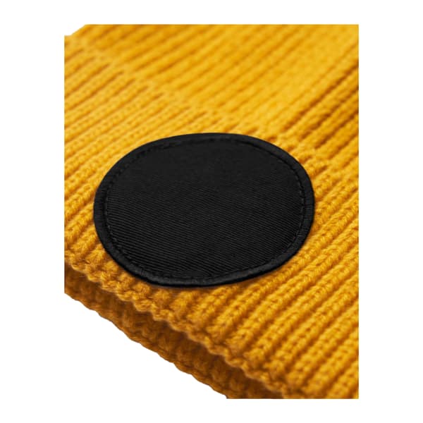 Beechfield Unisex Vuxen Mode Cirkulär Patch Mössa En Storlek Mustard/Black One Size