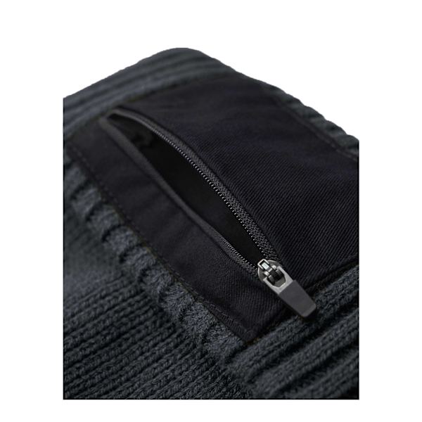 Beechfield Unisex Vuxen Zip Patch Mössa En Storlek Grafitgrå Graphite Grey/Black One Size