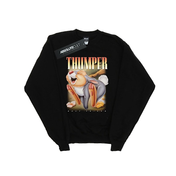 Disney Herr Bambi Thumper Montage Sweatshirt XL Svart Black XL