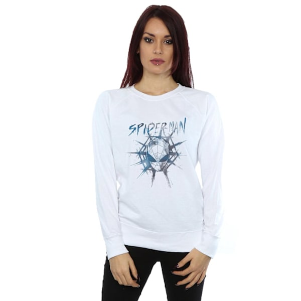 Marvel Womens/Ladies Spider-Man Web Fade Sweatshirt M Vit White M