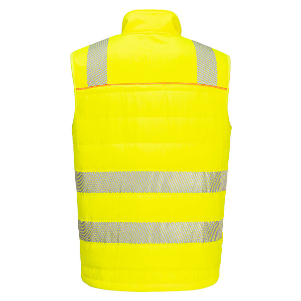 Portwest Softshell Hi-Vis Body Warmer för män 4XL Gul/Svart Yellow/Black 4XL
