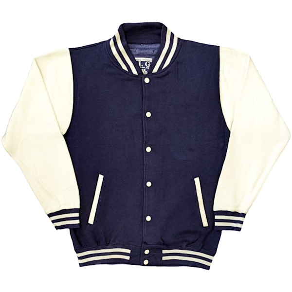 Biggie Smalls Unisex Crown Varsity Jacka M Marinblå/Vit Navy Blue/White M