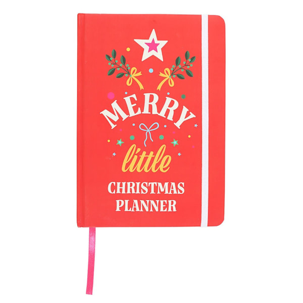 Something Different Merry Little Christmas Planner En Storlek Röd Red One Size