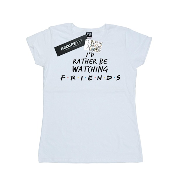 Friends Dam/Damer Hellre Titta På Bomull T-Shirt XXL Vit White XXL