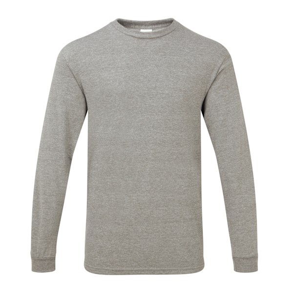 Gildan Mens Hammer Heavyweight Long Sleeve T-Shirt S Graphite H Graphite Heather S