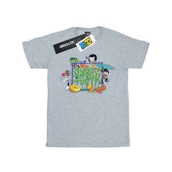 DC Comics Boys Teen Titans Go Sweet Tooth T-shirt 12-13 år S Sports Grey 12-13 Years