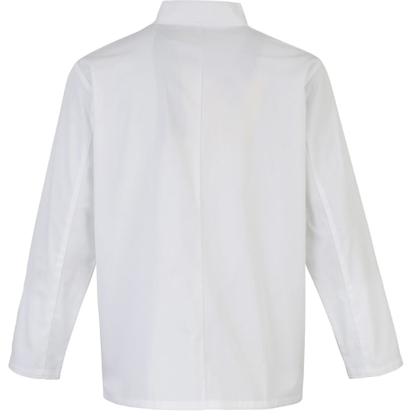Premier Dubbade Front Långärmad Chefs Jacka / Chefswear 2XL White 2XL