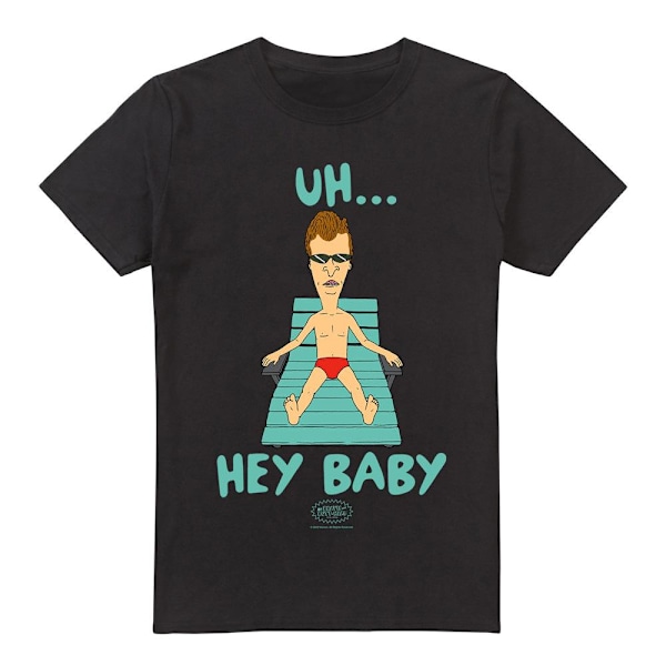 Beavis & Butthead Herr Uh Hey Baby T-Shirt L Svart Black L