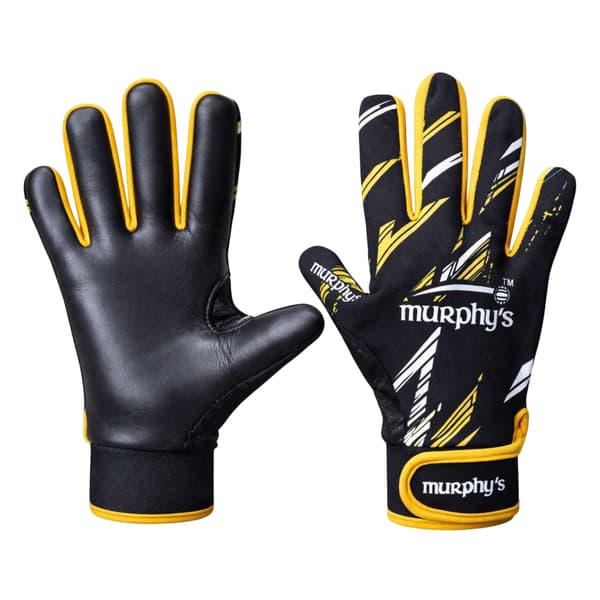 Murphys Vision gaeliska handskar för barn 5 svart/vit/bärnsten Black/White/Amber 5
