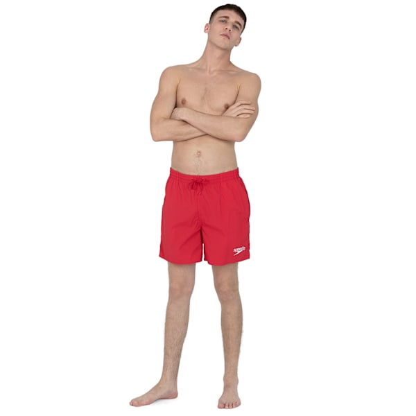 Speedo Mens Essentials 16 Badbyxor M Röd Red M