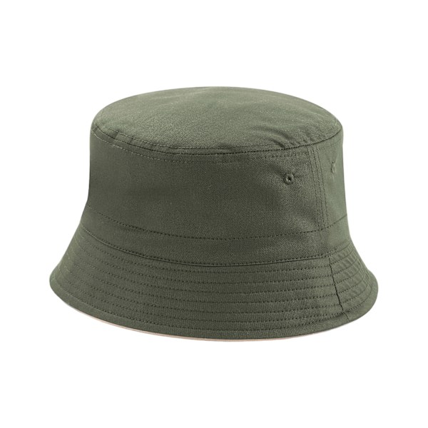 Beechfield Vändbar Bucket Hat S-M Oliv/Sten Olive/Stone S-M